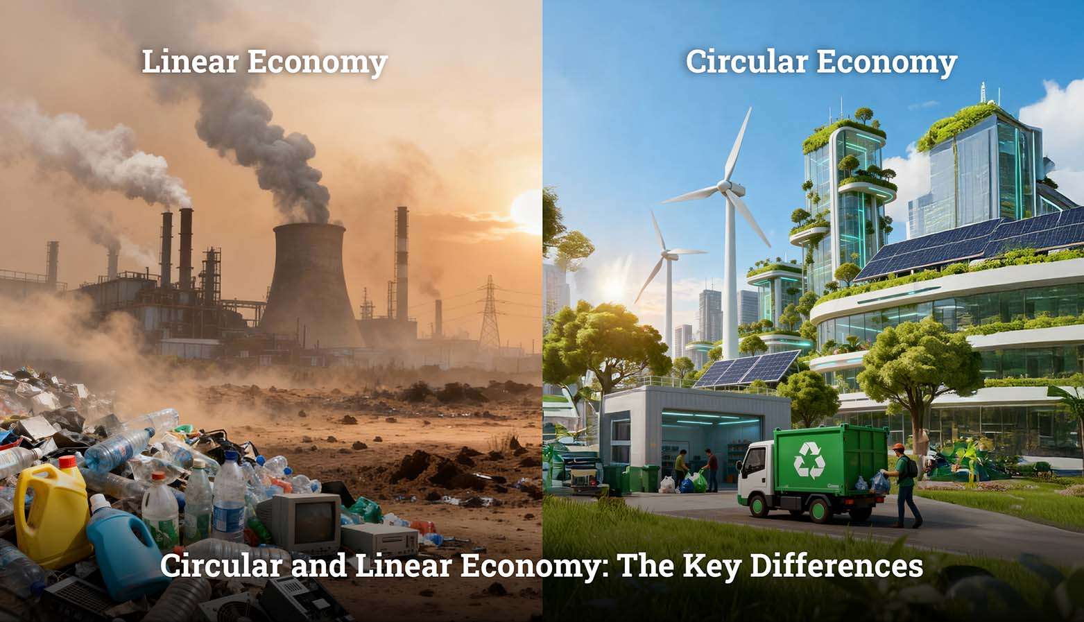 Circular and Linear Economy Key Differences